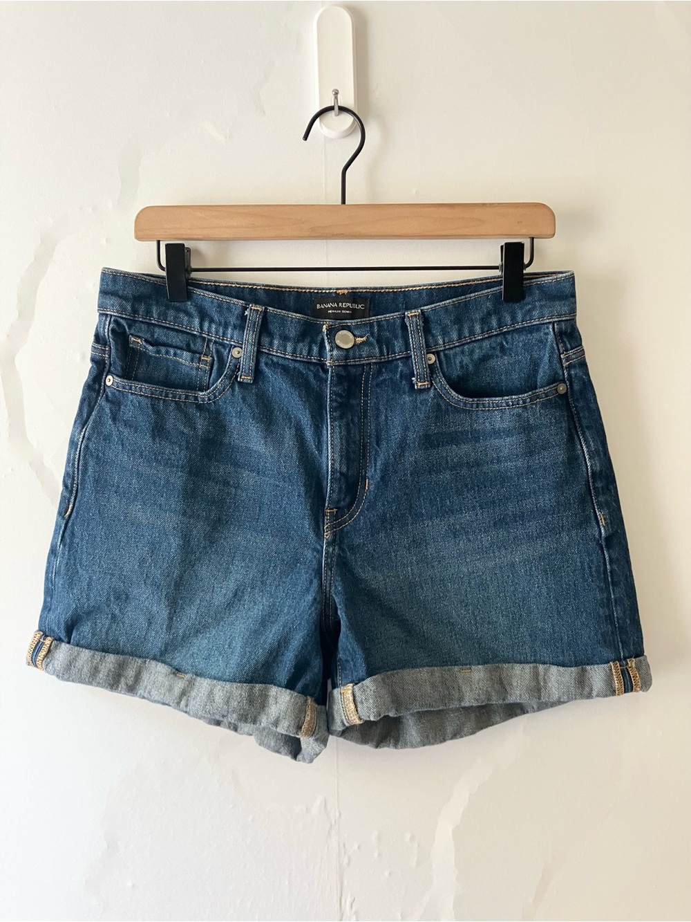 BANANA REPUBLIC High Waisted Denim Shorts**